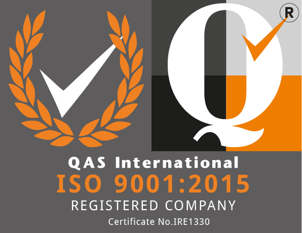 QAS International ISO 9001:2015 certification badge - Phoenix STS fire and safety training