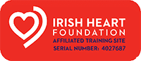 Irish Heart Foundation Affiliated Training Site badge - Phoenix STS CPR and AED training Ireland